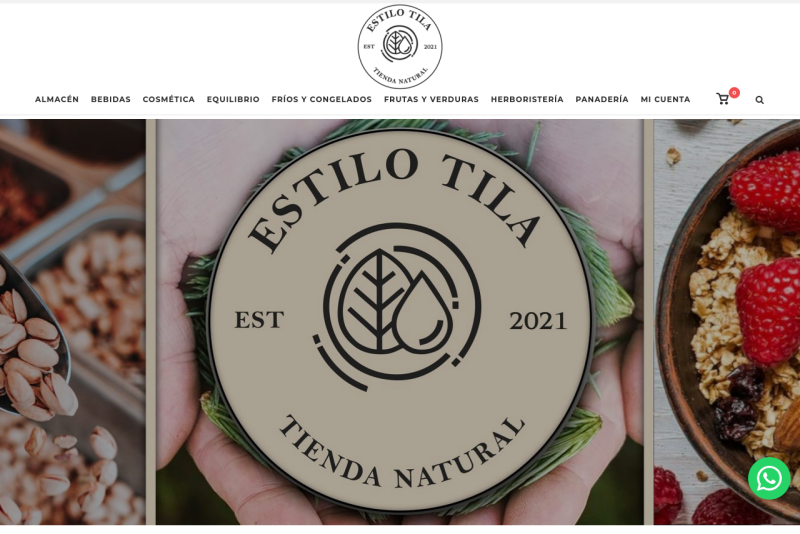 E-Commerce - Estilo Tila - Tienda Natural